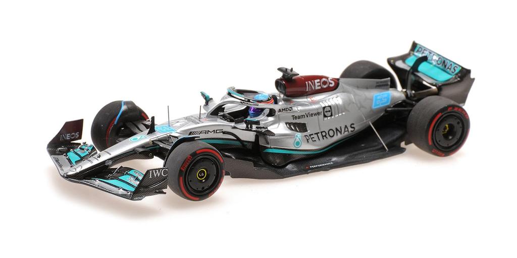 Minichamps Масштаб Petronas F1 W13 2022 F1 Гран-при Бразилии F1 Первая победа Расселла Готовое изделие 1/43 Mercedes-AMG E-Performance #63 G.