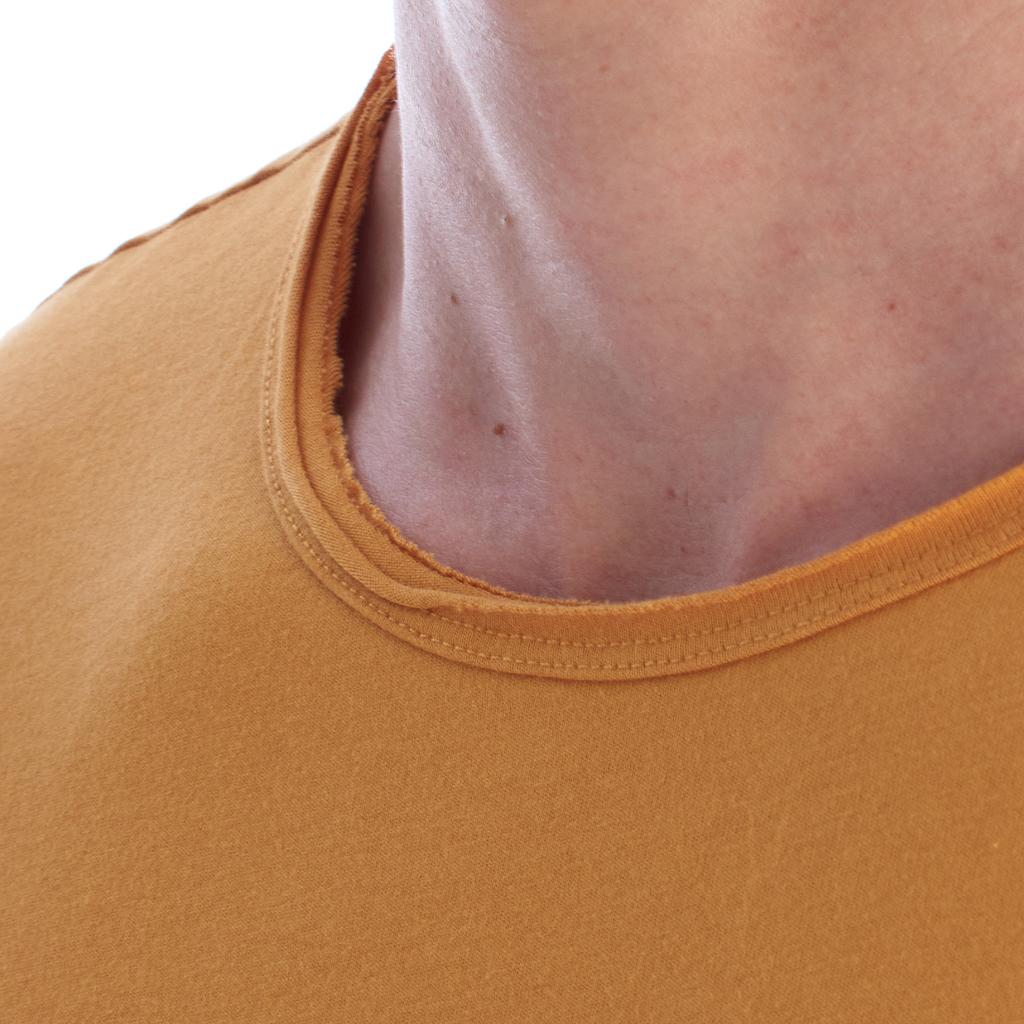 Мужская базовая хлопковая футболка с коротким рукавом HS24MTS03