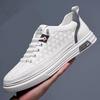 Summer Men's Shoes New Breathable Shoes Men's Trend Versatile White Shoes Men's Sports and Leisure Shoes Board Shoes Trendy Shoes