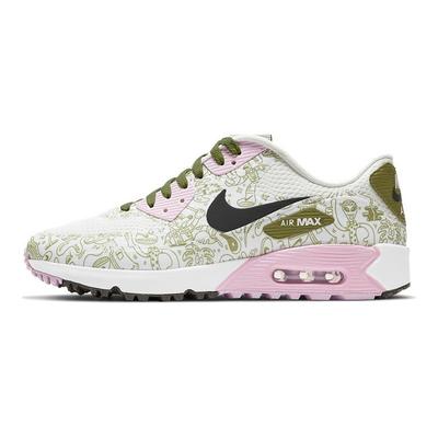 Мужские кроссовки Air Max 90 NRG Golf Space кремового цвета с парусом розового цвета CU9980-100