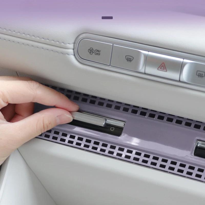 For MG MG4 2026 Central Control Air Outlet Protective Cover Air Conditioning Decorative Cover Car Interior Modified Accessories