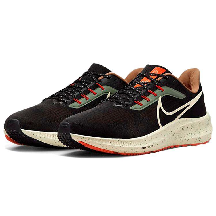 Nike Air Zoom Pegasus 39 Black White Orange Мужские кроссовки Кокосовое молоко Safety-Orange Alabaster DX6039-071