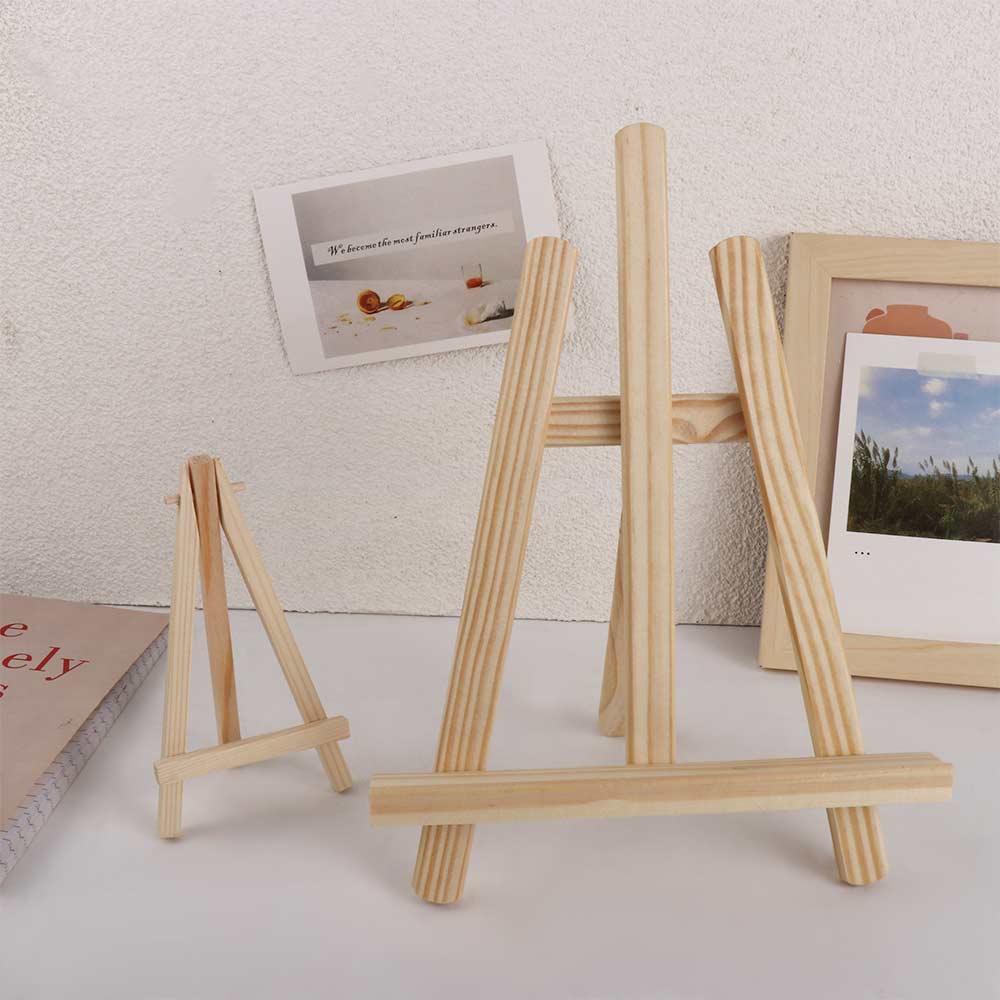 Artist Wooden Small Tabletop Shelf Painting Easel Holder Display Stand