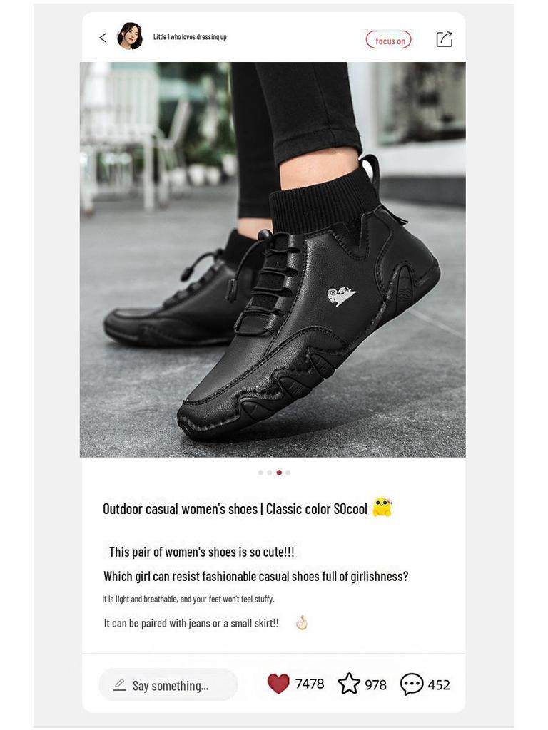 Ботинки Martin унисекс большого размера и повседневные высокие кеды