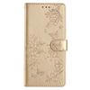 For Samsung Galaxy S24 FE Wallet Phone Case Butterfly Floral Imprint Leather Shockproof Cover