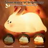 Bunny Night Light Dimmable Rabbit Bedside Lamp with Tap Sensor 3 Brightness Levels Rechargeable Bunny Table Lamp for Kids And Adults Bedroom