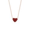 LLOYD Red Heart Gold Necklace LNT18160T