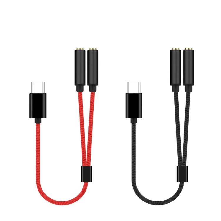 USB Type C на 3,5 мм двойной female адаптер для наушников USB C на звуковой донгл кабель-шнур преобразователи передачи сигнала для Mobi