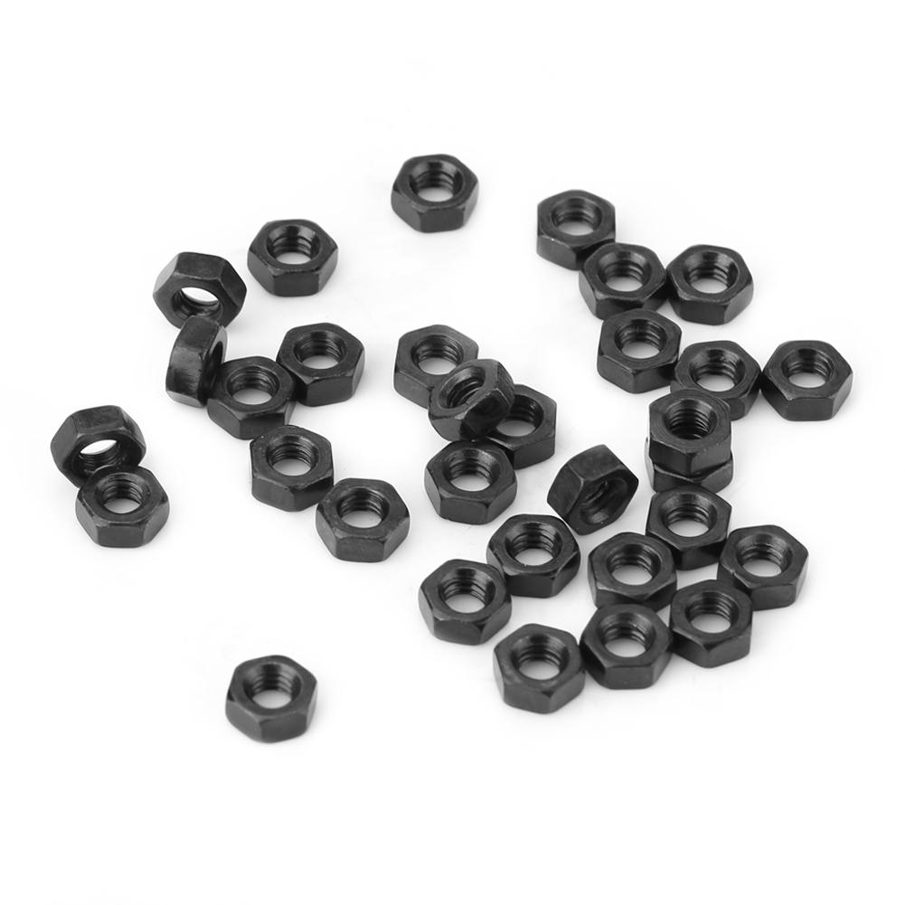 240pcs M4 Carbon Steel Hex Socket Cap Head Screws 6 8 10 12 14 16mm and Nuts Assrotment Set