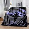 2026 new cartoon S-Sailor M-Moon flannel printed soft blanket sofa bed cover oversized office hotel airplane travel gift blanket