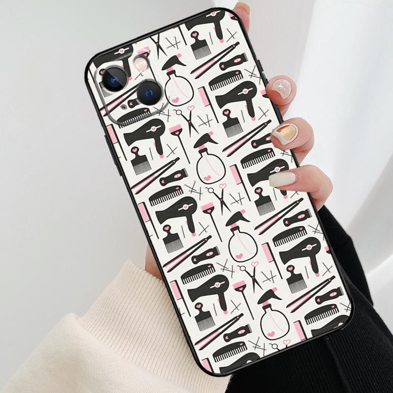 Чехол для телефона парикмахера для iPhone 13 12 11 14 15 16 Pro Max Mini X XS Max XR Plus Чехол Задняя крышка