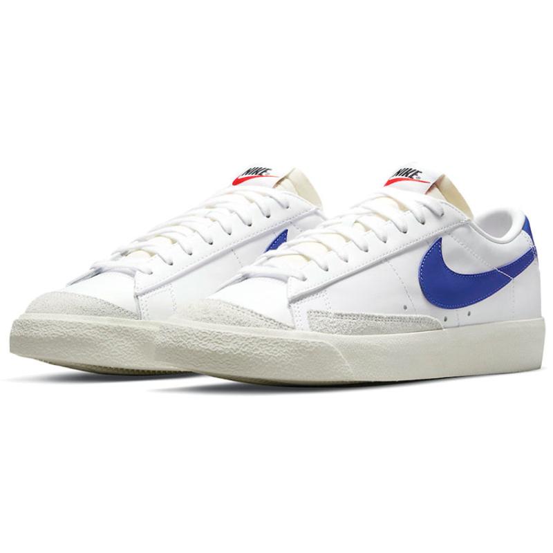 Nike Кроссовки Blazer Low 77 Vintage Белые Синие Обувь для скейтборда DA6364-103