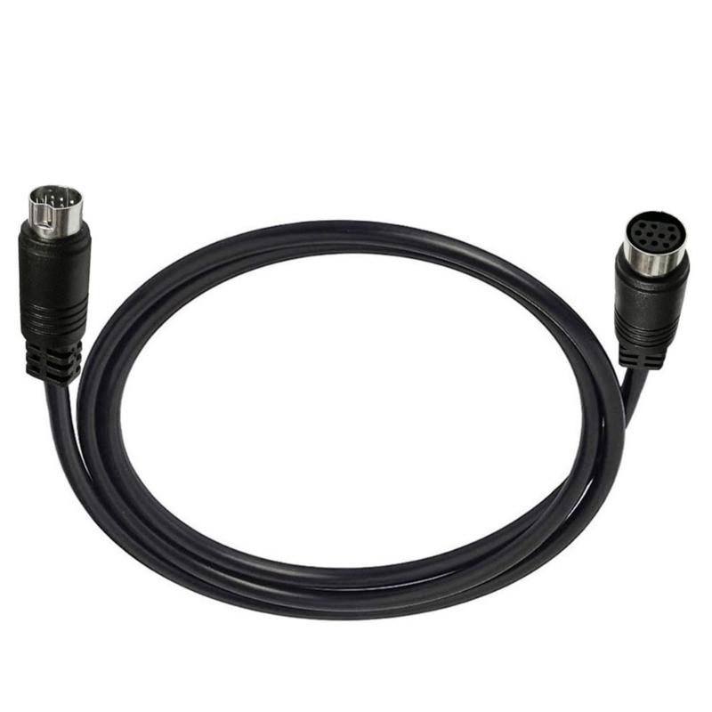 3/1.5/1/0.5м S-video Кабель Папа-Мама 10-контактный Mini DIN Компьютерный Разъем ТВ Кабель Для Проектора Видеомагнитофона DVD Никелированный