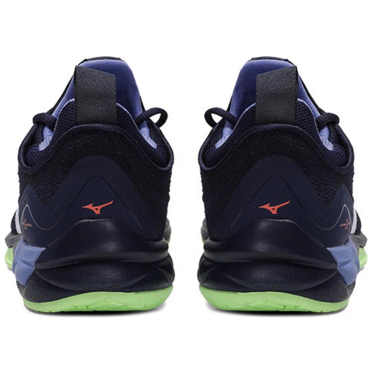 Mizuno Luminous 2 Wave Удобная амортизация Нескользящая Прочная Обувь для тренировок с низким верхом Унисекс кроссовки Черный Зеленый Фиолетовый V1GA212011