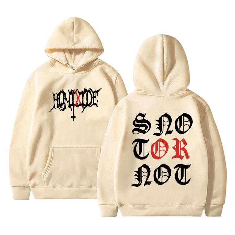Худи рэпера Homixide Gang Snot or Not, худи Playboi Carti Opium для мужчин, хип-хоп, винтажная одежда, мужская повседневная толстовка оверсайз