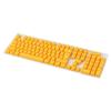 106 Keys Keycap Keyboard PBT Solid Color Backlight Key Caps Replacement Keycap for Mechanical Keyboard