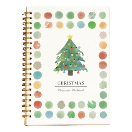 Альбом для акварели Книжка-раскраска Пошаговые уроки для животных цветов Подходящий для начинающих Набор для рисования для обучения Снятие стресса