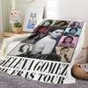 Blanket For Soft Throw Blanket for Picnic Bed Sofa Home Selena Bedroom Cozy singer Gomez Warm Comfortable