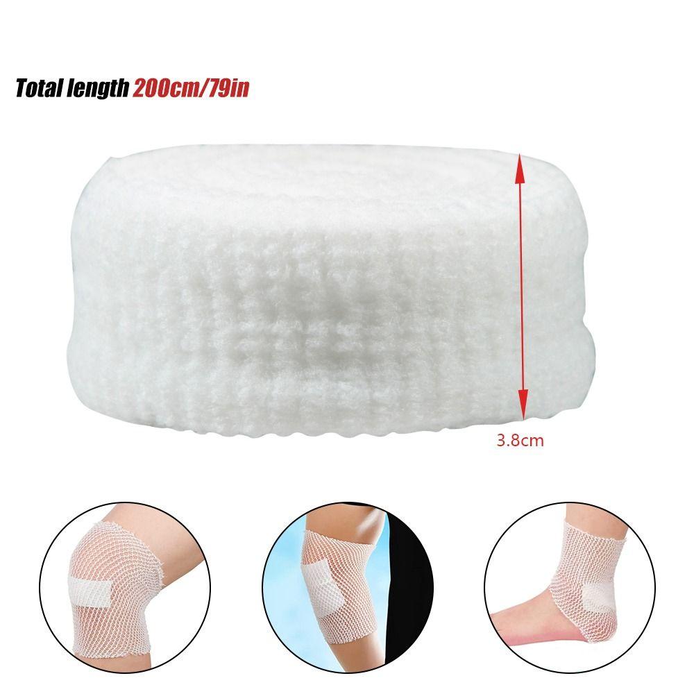 Breathable Material Elastic Net Bandage Fix Retainer Breathable Bandage  Elbow Support