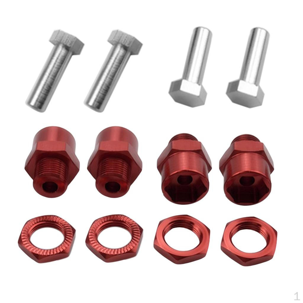 12 Pcs 17mm Metal Hex Wheel Adapter for 1:10 HSP RC Car Parts