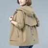 Women Cotton Padded Warm Coat Autumn Winter Hooded Loose Plus Size Casual Windbreaker Coat