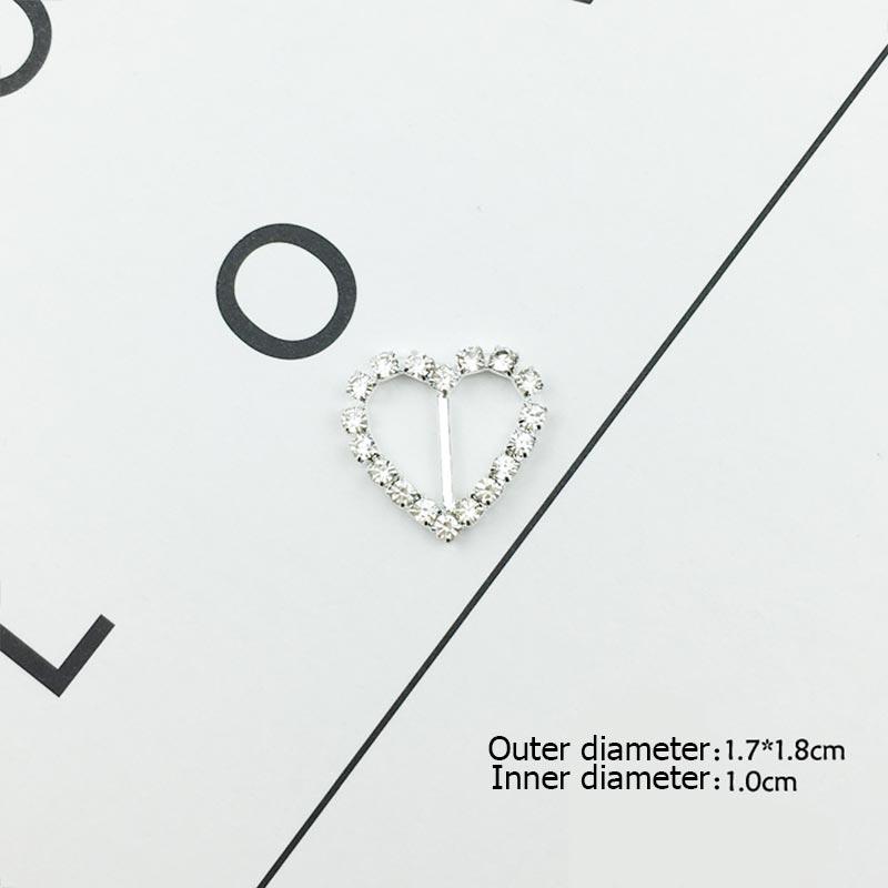 Fashion 10PCS/Set Hairband Making Hot Sale Girls Hair Accessories Card Decoration Women Rhinestone Buckles DIY Popular Wedding Metal