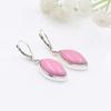 Pink Opal Gemstone Earring, Handmade Earring, Women Gift Earring, 925 Sterling Silver Jewelry, Gift For Her