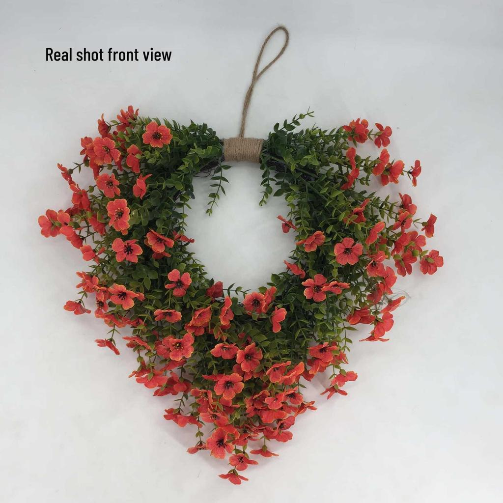 Violet Eucalyptus Leaf Door & Wall Hanging Christmas Wreath