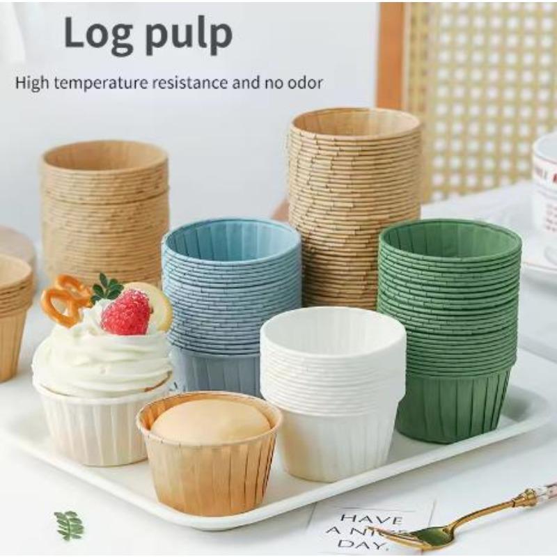 50/100 шт. Маленькая мини-упаковка для кексов, бумажные стаканчики для кексов, обертки для кексов, формочки для выпечки, коробки для кексов, инструменты для самостоятельного приготовления торта, кухонные принадлежности для выпечки