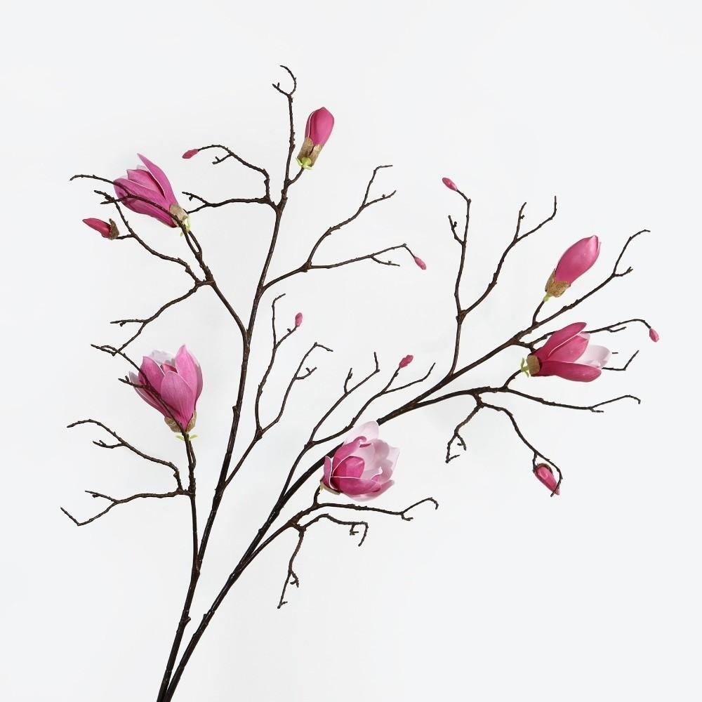 Real Touch Simulation Big Magnolia Large Artificial Orchid Fake Silk Flower  Table Decoration