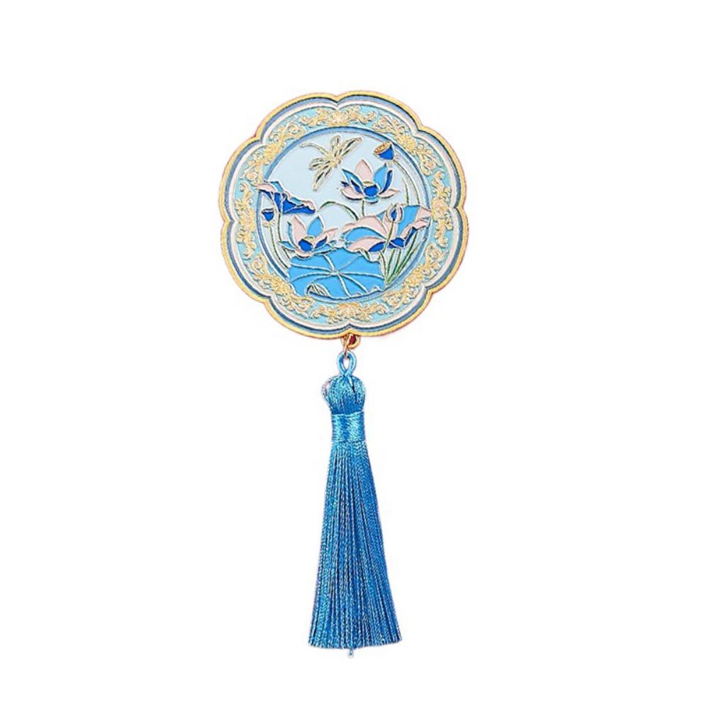 Ручное косметическое зеркало с рельефным узором, изысканное карманное зеркало в китайском стиле для макияжа