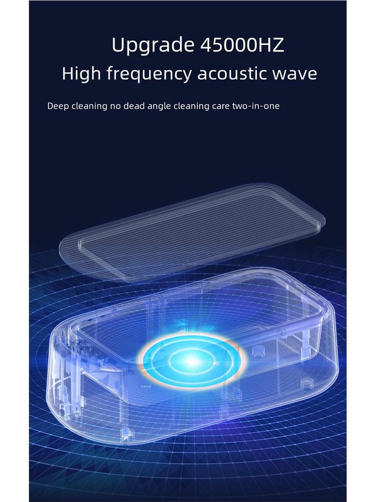 Ультразвуковой очиститель для очков, ювелирных изделий и зубных протезов