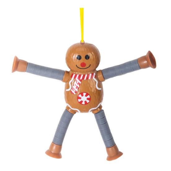 Рождественские Поп-трубки для наполнения чулка для малышей, детей, телескопические присоски, игрушка Санта-Клаус/Олень, фиджет-трубки, сенсорная игрушка для девочек и мальчиков