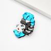 Blucome 2023 Новая модная акриловая синяя брошь для девочек, женская преувеличенная мультяшная милая брошь с лацканами, ювелирное изделие на день рождения, подарок