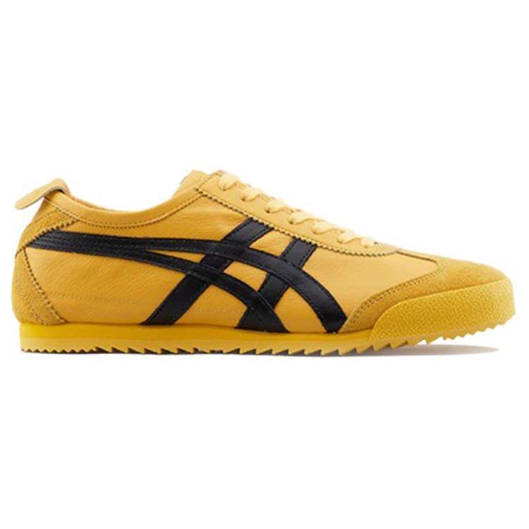 ONITSUKA TIGER Mexico 66 Deluxe Kill Bill - Желтая межподошва 2023 Женские кроссовки Tai-Chi-Желтый Черный 1182A466-750