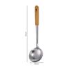 Кухонная утварь из нержавеющей стали с деревянной ручкой Лопатка Ложка для рисового супа Лопатка для жарки Дуршлаг Кухонная утварь Кухонные принадлежности