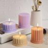 Silicone Candle Mold DIY Roman Column Wax Candle Mould Ancient Greek Pillar Decorations Making Mould Plaster Crafts
