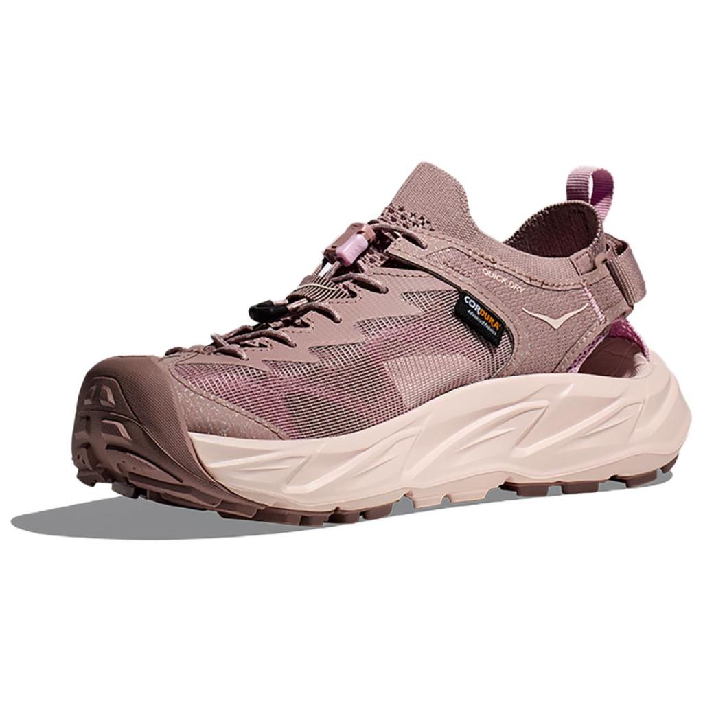 HOKA One One Hopara 2 Comfortable Soft Mesh Cushioning Low Top Trail Running Shoes Women Sneaker Brown 1147670-QZT
