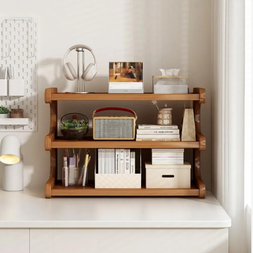 Moisture-Proof Wooden Shoe Storage Shelves Simple Design Multifunctional Shoe Rack Household Use