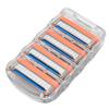 New 4Pcs/Lot Razor Blades For Men Sharp Trimmer Straight Razor Manual Five Layer Shaver