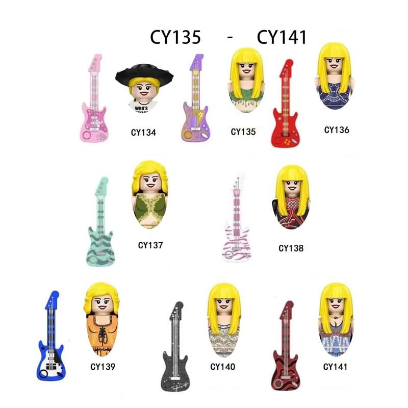 LG1015 Конструктор для девочек Знаменитые сборные кубики Принцесса Мини-куклы Фигурки Экшн Детские Милые Каваий Игрушки для Рождественских подарков