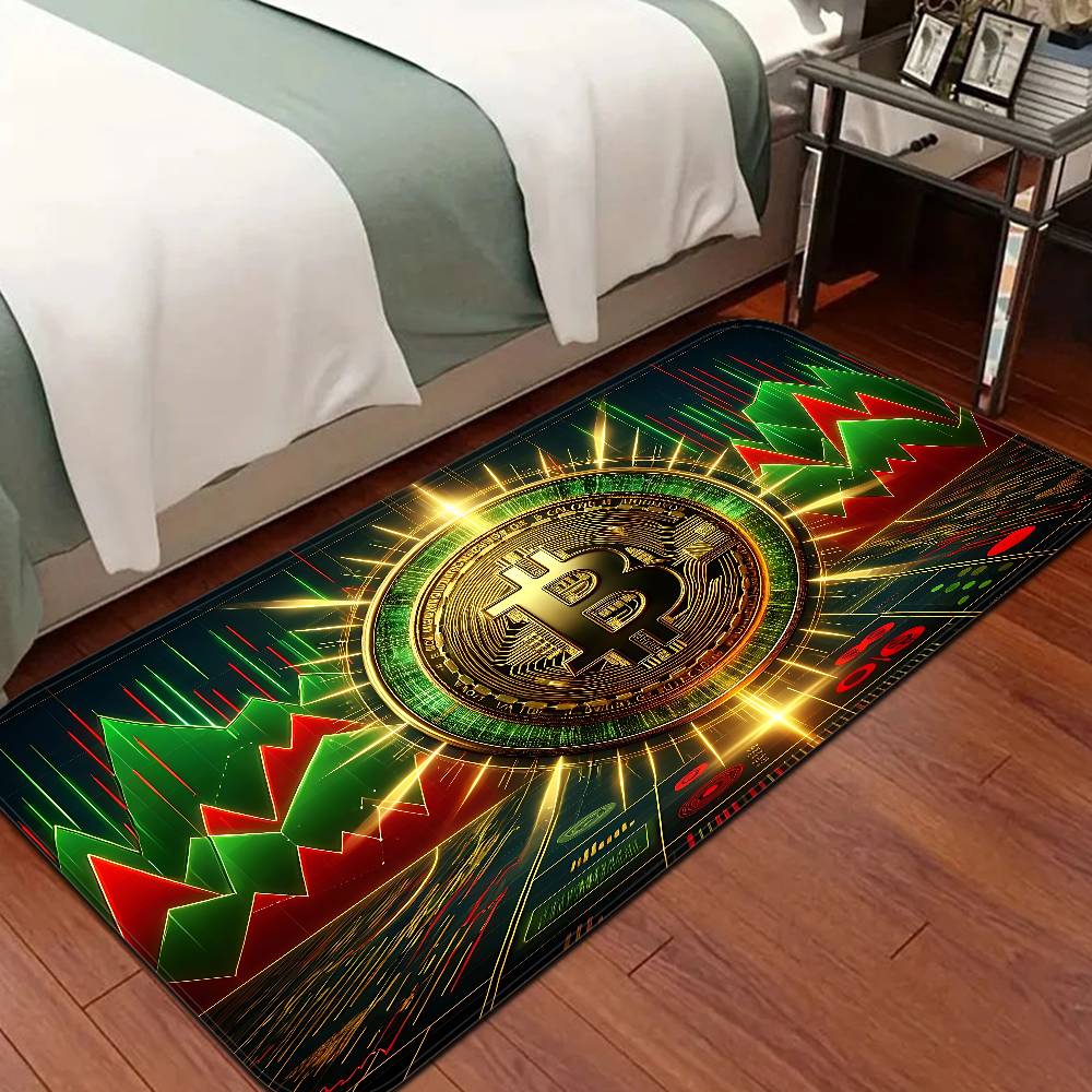 Bitcoin Entrance Door Mat Nordic Style Home Doormat Bathroom-Toilet Mats Bedroom Hotel Decor Mat