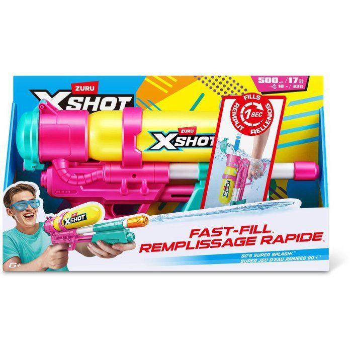 Pistolet à eau - ZURU XSHOT - Water Fast-Fill Retro blaster - Dès 5 ans