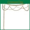 Metal Waist Chain For Women With Engraved Design Fashion Accessory For Summer Wear