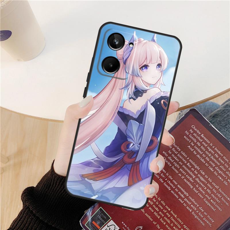 Чехол Sangonomiya Kokomi Genshin Impact Для Realme GT 7 Pro GT 6T 6 5 C55 C53 C51 C21Y C25S C61 C67 C75 10 11 12 13 14 Pro Plus