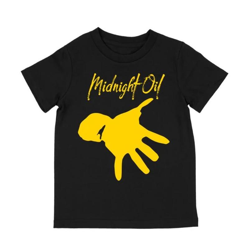 Midnight Oil Yellow Hand Print T-Shirt