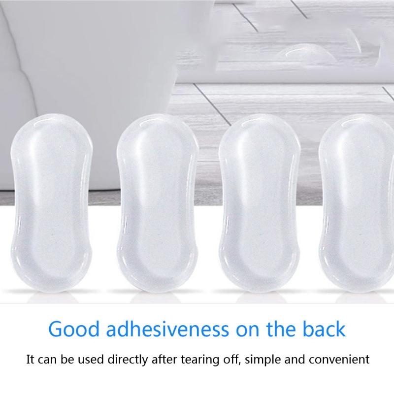 5 Pieces Toilet for Seat Bumpers Universal Toilet Lid Bumper Rubber Bumpers Self Adhesive Toilet Bumpers Used for Home H