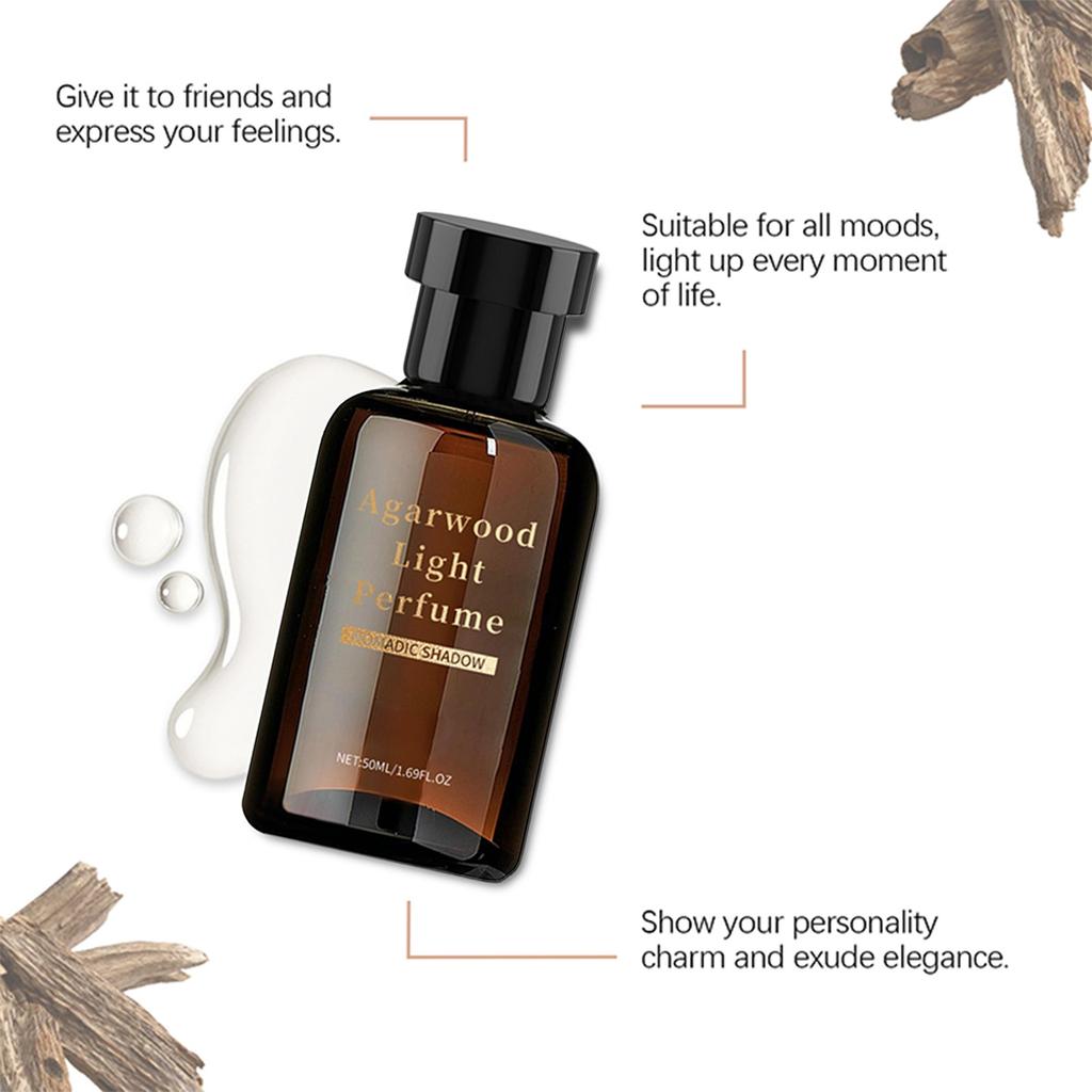 Туалетная вода Agarwood для мужчин, туалетная вода Fresh And Elegant Charm Wood Perfume для зрелых свиданий, 50 мл