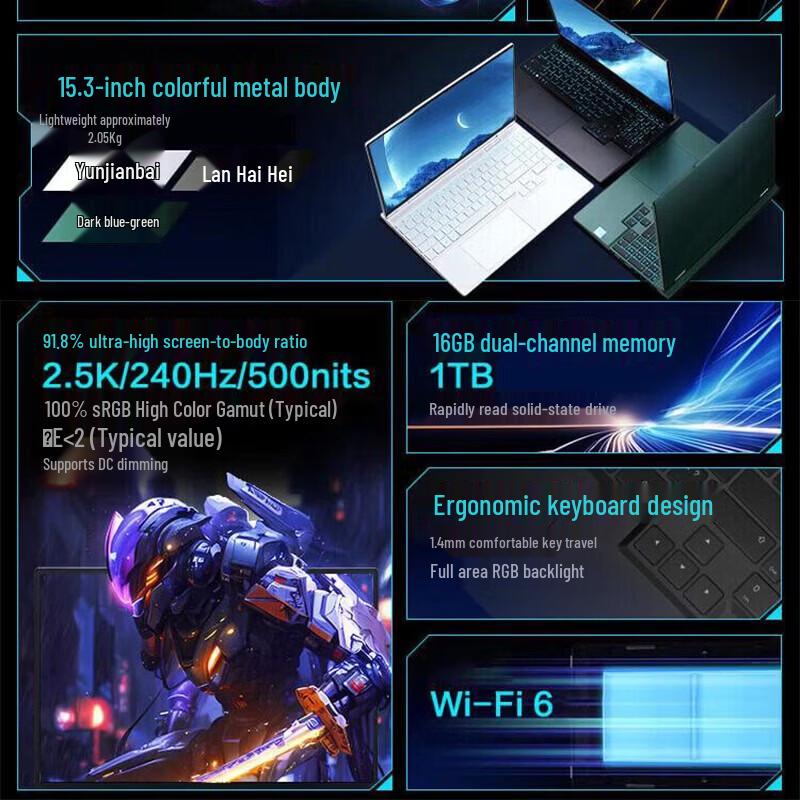 MECHREVO YaoShi 15 Gaming & Design Laptop (CN version)