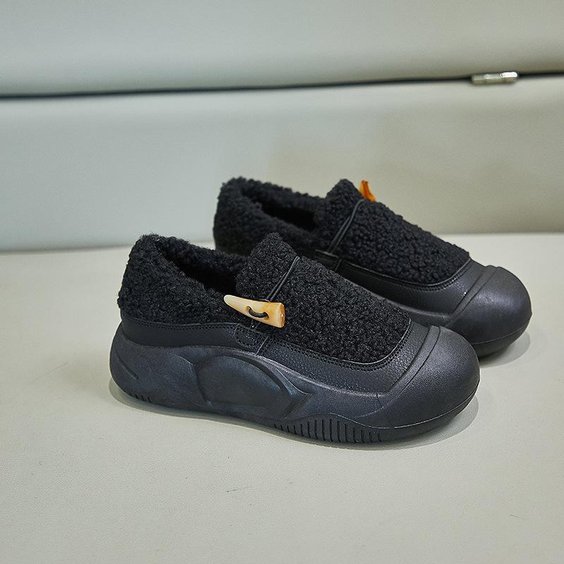 Женская зимняя спортивная обувь Bean Shoes с подкладкой на одну ногу, теплая, удобная, вулканизированная